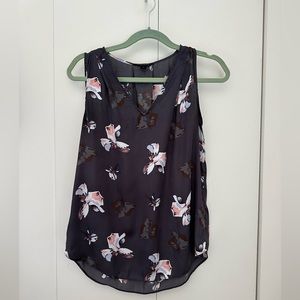 Banana republic blouse, slate grey, M